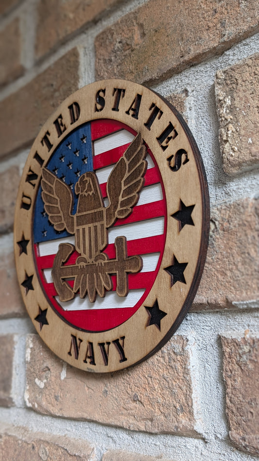 Military Emblem Plaque