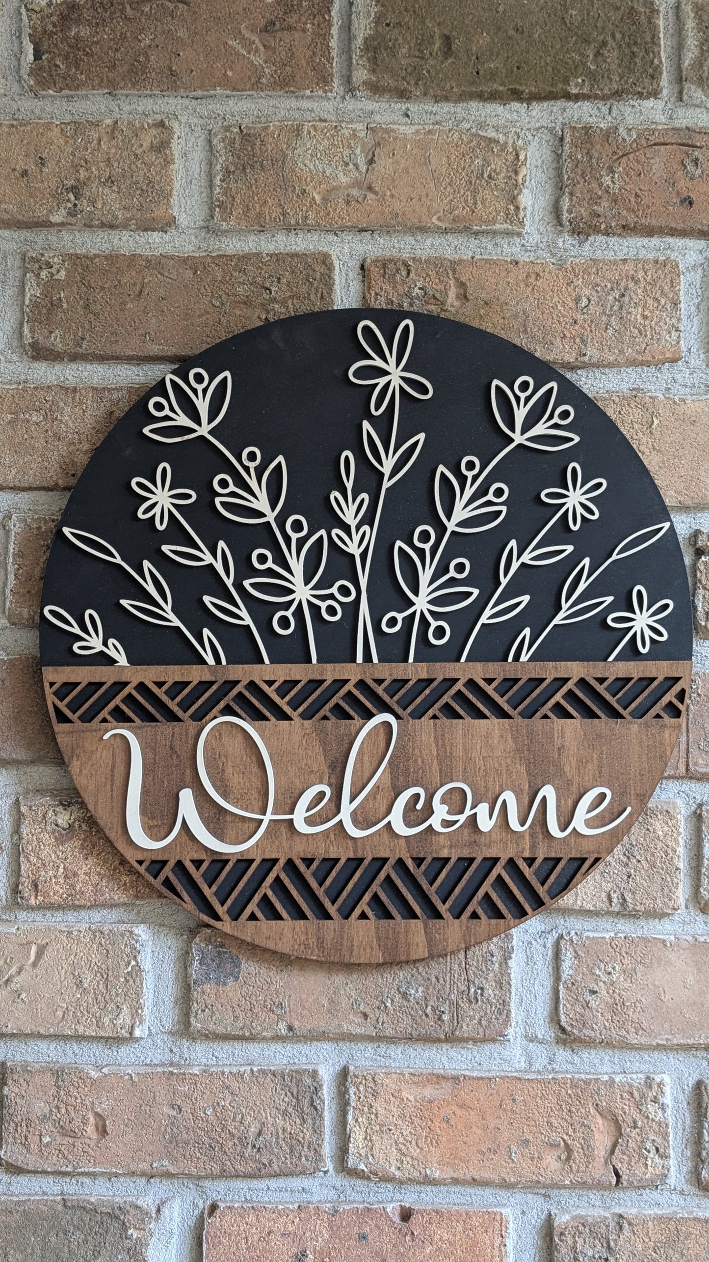 Round Welcome Door / Wall Hanger