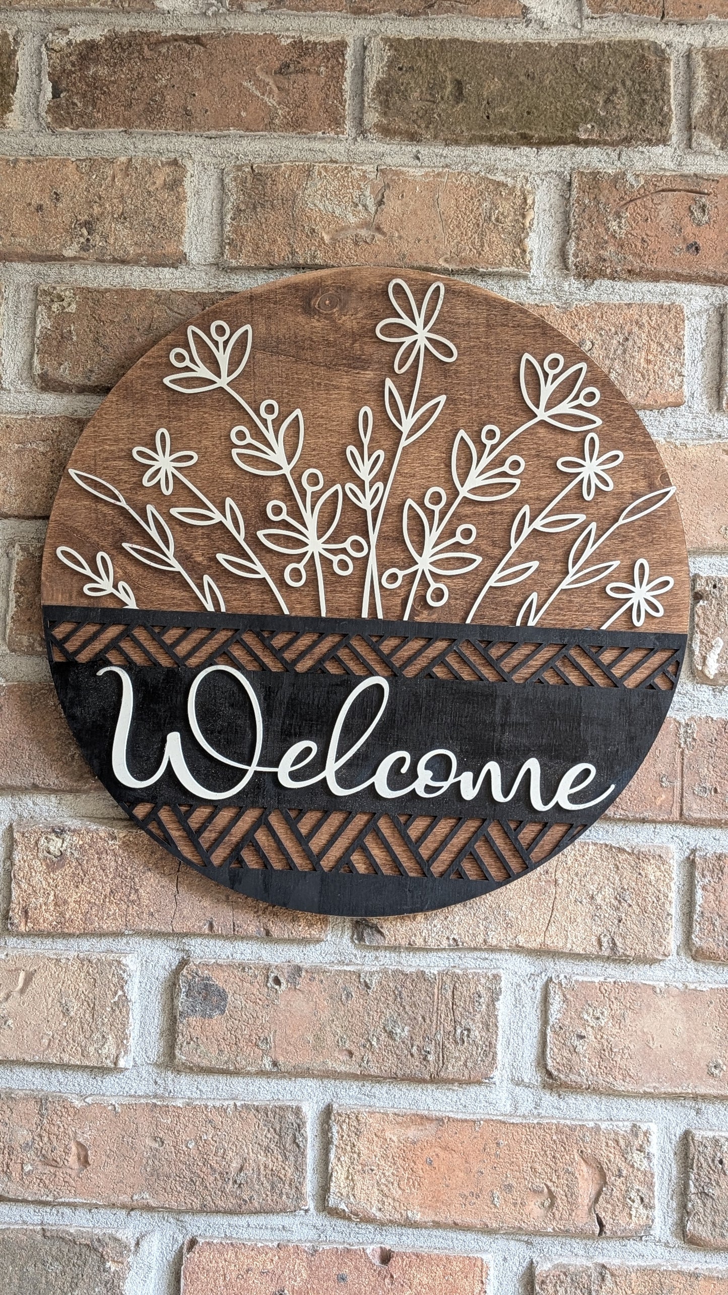 Round Welcome Door / Wall Hanger