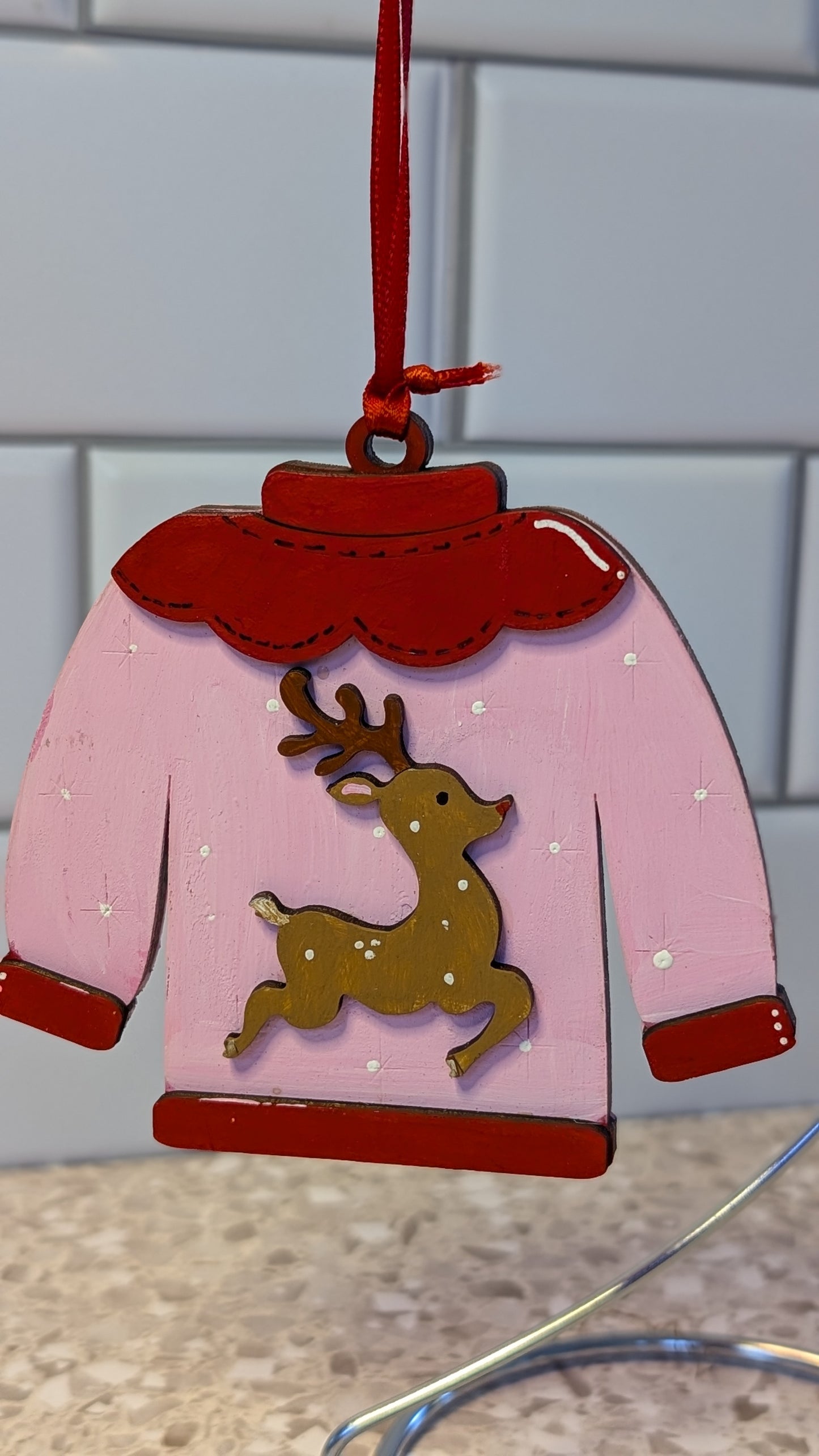 Hand Crafted Sweater Ornaments