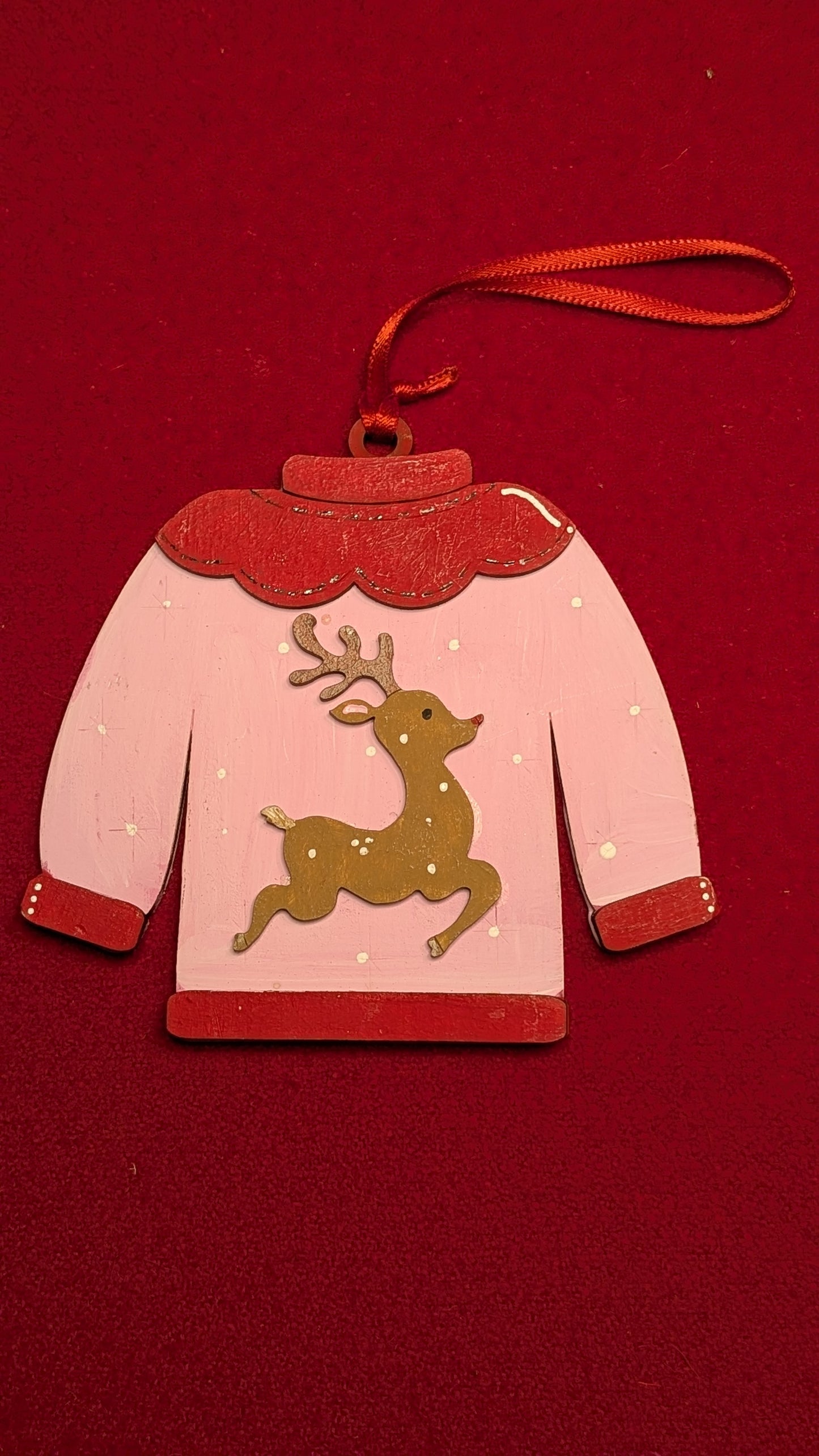 Hand Crafted Sweater Ornaments